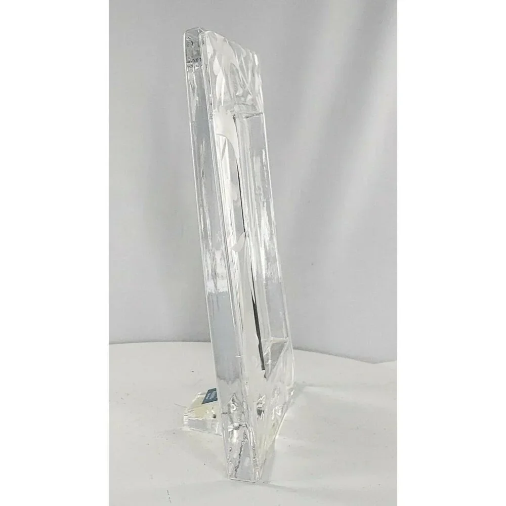 Waterford Marquis Yours Truly Small Frame Lead Crystal Poland 2.75